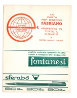 CARTA ASSORBENTE Pubblicitaria Fabriano Fontanesi - S