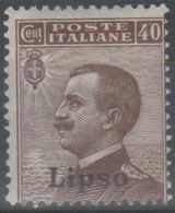 Lipso 1912 - Effigie 40 C. **      (g5341) - Egée (Lipso)