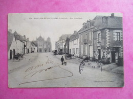 CPA 44 SAINT JULIEN DE VOUVANTES RUE PRINCIPALE - Saint Julien De Vouvantes