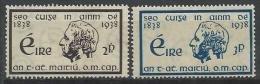 Irlande 1938 N°73/74 Neufs * MH  Père Mathews - Unused Stamps