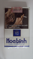 Vietnam Viet Nam Hoa Binh Empty Soft Pack Of Tobacco Cigarette - Etuis à Cigarettes Vides