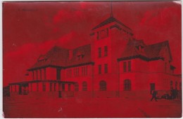 MEIDERICH-BAHNHOF-GARE-STATION-1921-SPECIALE ROTE CARTE--EDIT:F.E.D.NO38-LOOK AT 2 SCANS-TOP ! ! ! - Duisburg