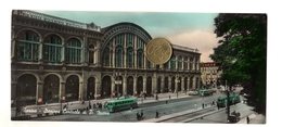 TORINO STAZIONE CENTRALE LUNGA NON VIAGGIATA Anni 60 - Stazione Porta Nuova