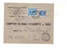 Lettre Egypte 1934 Port Said à Destination France Par Avion Via Alexandrie Alexandria 2 Timbres - Cartas & Documentos