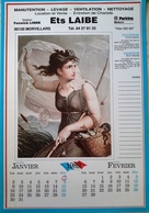 Calendrier Révolutionnaire 1989 Illustration Femme Nue Peinture Louis Lafitte - Grossformat : 1981-90