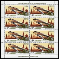 SALE!!! Russia Rusia Russie Russland 2018 EUROPA CEPT BRIDGES Sheetlet Of 8 Stamps MNH ** - 2018