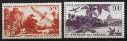 France (ex-colonies & Protectorats) > Océanie 1948 - Les N° 26 Et 27 - NEUFS* Avec Charnière - Airmail