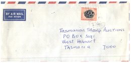 (888) Cover Posted To Tasmanian Auction House - 1970's ? With Cocos Island 5 Cents Stamps - Cocos (Keeling) Islands