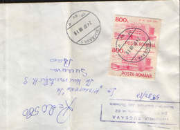 Romania - Registered Letter Circ.in 1998 - Architecture - "Gorj" Hotel - Cartas & Documentos