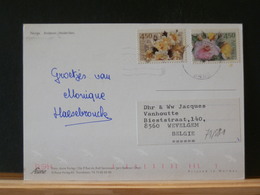 79/581  CP NORGE POUR LA BELG. - Storia Postale