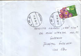 Romania - Letter Circ.in 2000 - Flower - Cineraris (sinecius Cruentus) - 2/scans - Cartas & Documentos