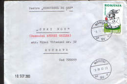 Romania - Letter Circ.in 2003 - Easter - 2/scans - Covers & Documents