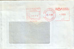 Romania - Registered Letter Circulated In 1998 - Machine Footprints - Maschinenstempel (EMA)