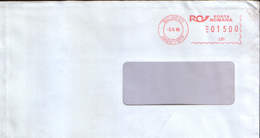 Romania - Letter Circulated In 1998 - Machine Footprints - Frankeermachines (EMA)