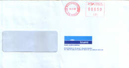 Romania - Cover (Letter) Personalized - Leumi Bank, Circulated In 2007 - Machine Footprints - Machines à Affranchir (EMA)