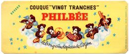 Buvard Pain D'épices Philbée, Philbée Couque 20 Tranches. - Pain D'épices