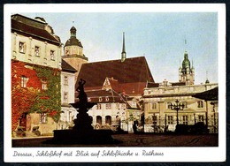 B6972 - Dessau - Schloß Rathaus - Schmähmann - Farbfoto - Dessau