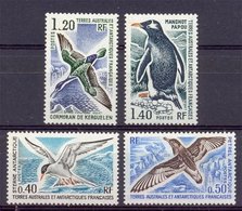Naa0982 VOGELS BIRDS STERN PENGUIN VÖGEL AVES TAAF TERRES AUSTRALES ET ANTARCTIQUES FRANCAISES 1976 PF/MNH+ONG/MH - Albatros