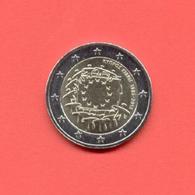 CYPRUS 2015 NEW 2 EURO COIN EUROPEAN FLAG UNC - Zypern