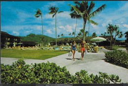 U.S.A.- HAWAII, KAUAI - BEACHBOY HOTEL - FORMATO PICCOLO - VIAGGIATA 1976 FRANCOBOLLO ASPORTATO - Kauai