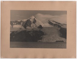 Photo Signée Bevoyer ? Beau Format Bateau Expédition Polaire Arctique Glacier Banquise - Bateaux