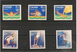 CANADA J.O. 1976 N° Y/T : 555/58**- 591/93** - Zomer 1976: Montreal