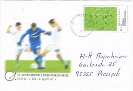 29919. Carta Entero Postal ERKELENZ (Alemania Federal) 2012. Football. Futbol, Sport - Enveloppes Privées - Oblitérées