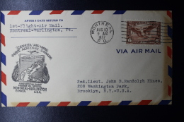 Canada FFC Montreal -> Burlington , 9-8-1937  Boston Maine Airways    MU 300 - Eerste Vluchten