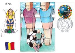 Illustrateur O. Meissel - Enghien Les Bains - Sports - Football - Coupe Du Monde 1998 - Roumanie - Andere & Zonder Classificatie