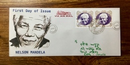 Mandela 2018 South Africa Indiea Joint Issue ( Postal Used Cover ) - Martin Luther King