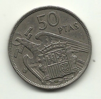 1957 - Spagna 50 Pesetas       ---- - 50 Pesetas