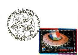 Illustrateur Claude Coudray - Enghien Les Bains - Sports - Football - Coupe Du Monde 1998 - Autographe - Signature - Andere & Zonder Classificatie