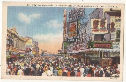 *** NJ  ***  ATLANTIC CITY  View Showing In The Front Of Steel Pier  .. - Unused TTB - Atlantic City