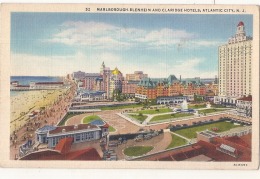 *** NJ  ***  ATLANTIC CITY  Marlbrough Bleneheim And Claridge Hotels   .. - Unused TTB - Atlantic City