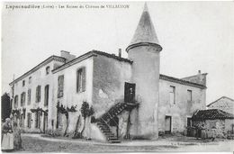 LAPACAUDIERE  42 LOIRE  LES RUINES DU CHÂTEAU DE VILLAUZON EDIT. VVE. VIBERE - La Pacaudiere