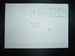 LETTRE PORT PAYE OBL.MEC. P.P. 4-12 1998 PAPEETE RP TAHITI - Storia Postale