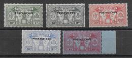 NEW HEBRIDES - 1925 - TAXE YT 6/10 ** / MNH - COTE = 825 EUR - Portomarken