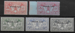 NEW HEBRIDES - 1925 - TAXE YT 1/5 ** / MNH - COTE = 560 EUR - Strafport