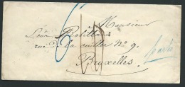 Lettre  ( Lsc )  De Saint Petersbourg Pour Bruxelles EN 1855 , - Lo42604 - ...-1857 Préphilatélie