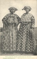 Suriname, Two Mulatto Women In Traditional Dresses (1910s) Postcard (1) - Surinam