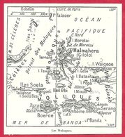 Carte Des îles Moluques, Larousse 1908 - Andere