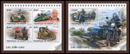 NIGER 2018 MNH** Sidecars Seitenwagen Motorcycles Motorräder Motos M/S+S/S - OFFICIAL ISSUE - DH1833 - Motorbikes