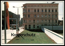 ÄLTERE POSTKARTE BERLIN BERLINER MAUER 1988 LE MUR THE WALL CHECKPOINT CHARLIE Ansichtskarte AK Cpa Postcard - Berlin Wall