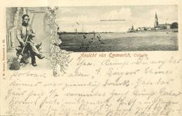 EMMERICH Am Rhein, Chines, Panorama Ostseite (1901) AK - Emmerich