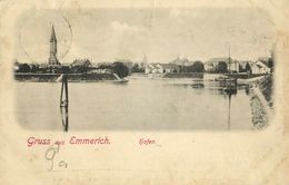 EMMERICH An Rhein, Hafen (1902) AK - Emmerich