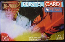 PREPAGO - PRINTEL CARD USADA - SOBRE IMPRESION CON LETRAS DORADAS - VER FOTO DETALLE - A788 - Other & Unclassified
