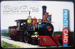 PREPAGO - PRINTEL CARD - NUEVA - TREN IBEREX 99 - TIRADA LIMITADA 500 EJEMPLARES - A794 - Autres & Non Classés
