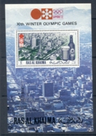 Ras Al Khaima 1972 Mi#MS109A Winter Olympics Sapporo MS MUH - Ra's Al-Chaima