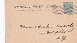 CANADA     ENTIER POSTAL CARTE - 1903-1954 Reyes