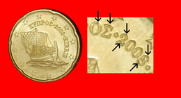 # RUDE DIES FROM FINLAND: CYPRUS ★ 20 CENT 2008 MINT LUSTER! LOW START ★ NO RESERVE! - Errores Y Curiosidades